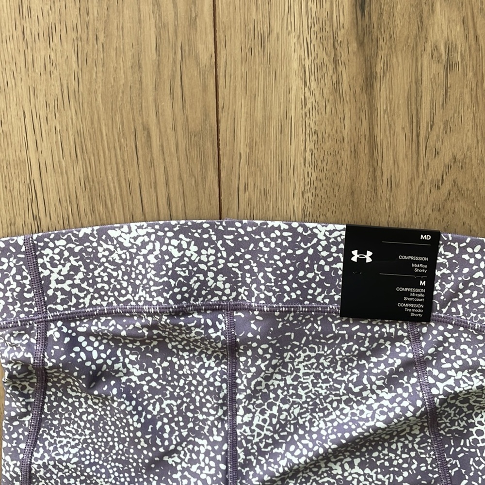 NWT Under Armour Mid Rise Shorty Compression Shorts - Picture 3 of 3